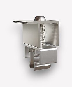Endklemme, Modulhöhe: 27-37 mm, Aluminium natur